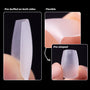 300pcs Full Cover Nail Tips for Extension in 15 Sizes - Short Coffin