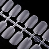 300pcs Full Cover Nail Tips for Extension in 15 Sizes - Short Squoval