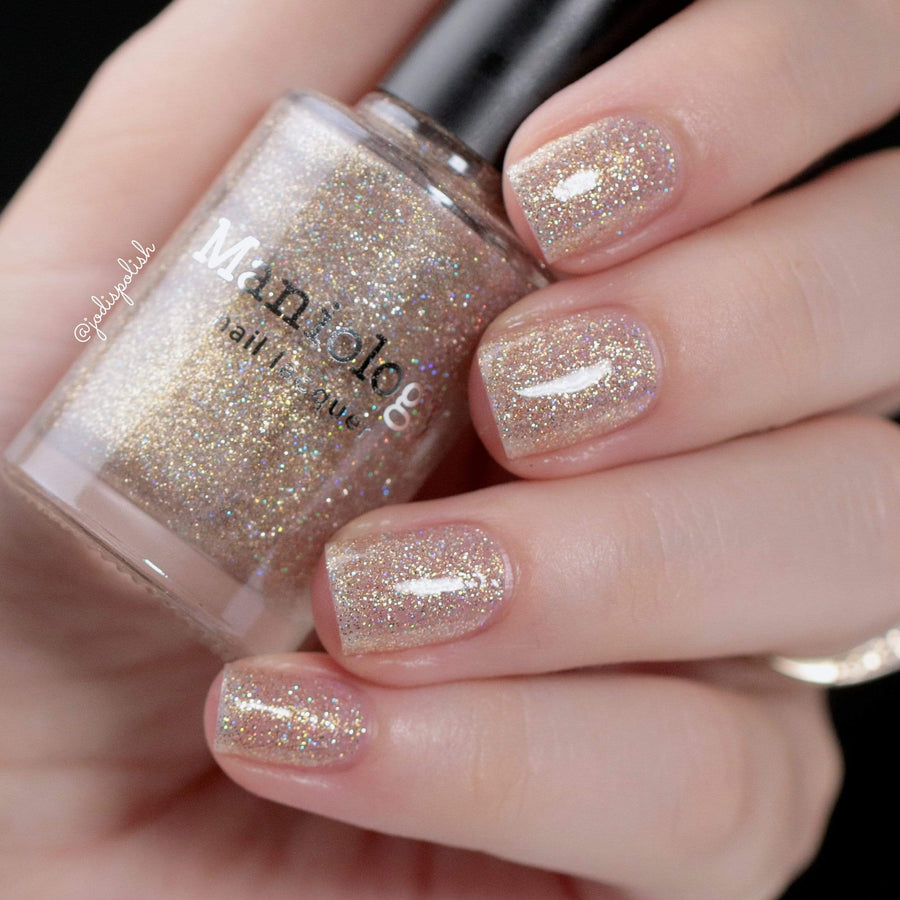 All That Glitters: Glam (P122) - Gold Glitter Nail Polish