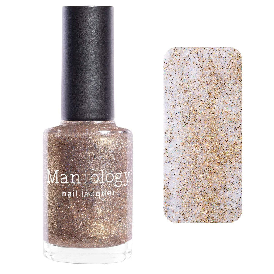 All That Glitters: Glam (P122) - Gold Glitter Nail Polish