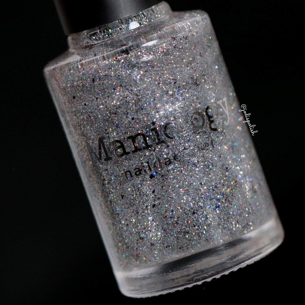 All That Glitters: Gleam (P124) - Silver Glitter Nail Polish
