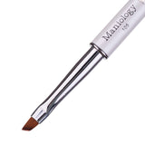 Angled Precision Brush #105- Premium Nail Art Manicure Clean Up Brush Line