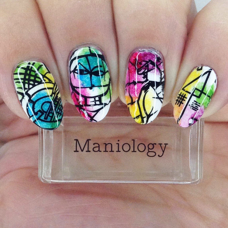 Arts: Van Gogh's Paint Brush Nail Stamping Plate | Maniology