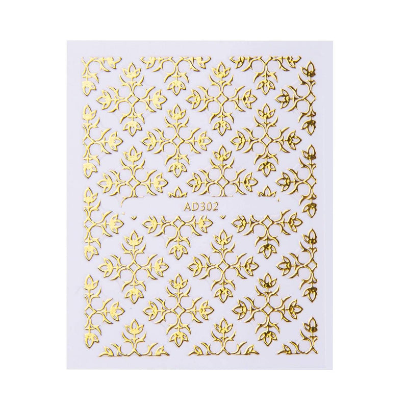 Gold Foil Monogram Decal