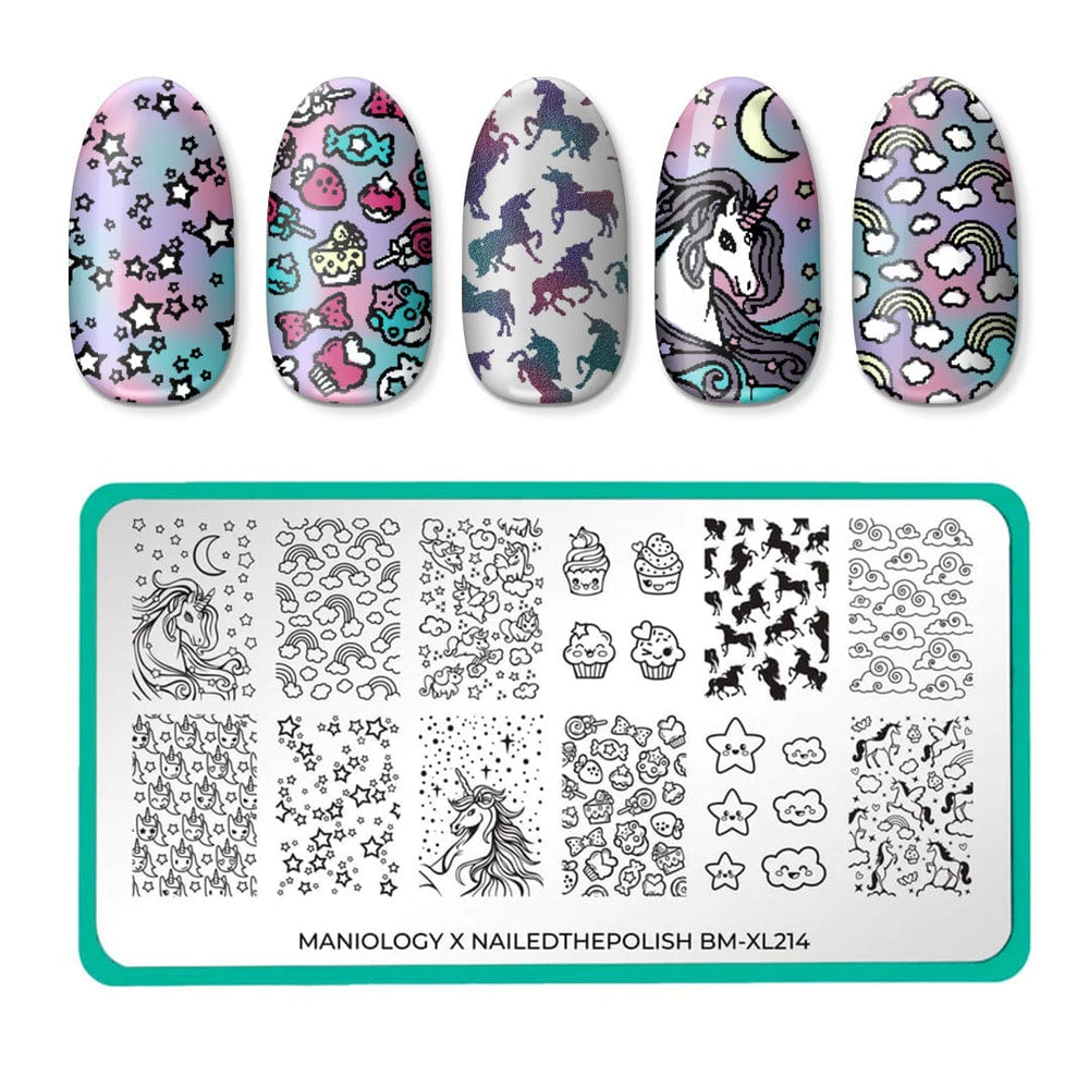 Artist Collaboration: nailedthepolish (BM-XL214) - Nail Stamping Plate