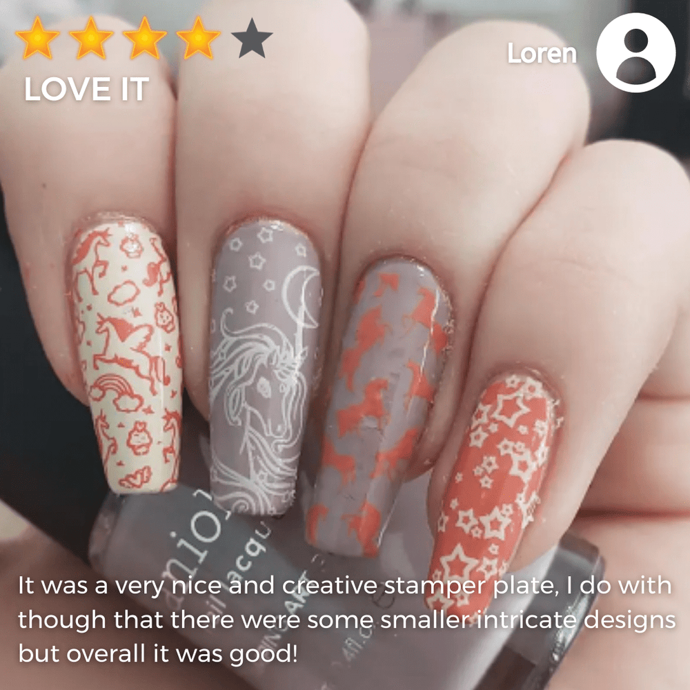 Artist Collaboration: nailedthepolish (BM-XL214) - Nail Stamping Plate