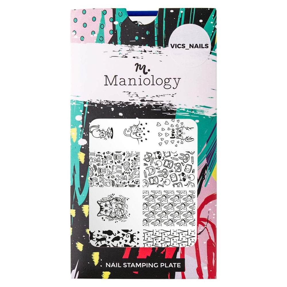 Artist Collaboration: Vics_Nails (M021) - Nail Stamping Plate