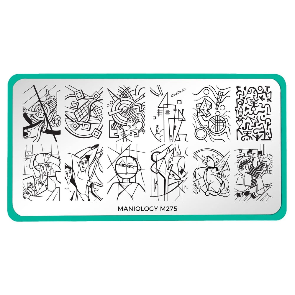 Arts: Modern Art (m275) - Nail Stamping Plate