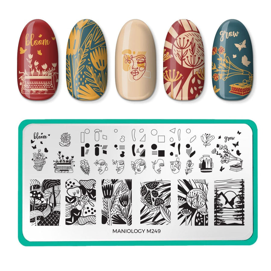 Autumn Aesthetic (m249) - Nail Stamping Plate
