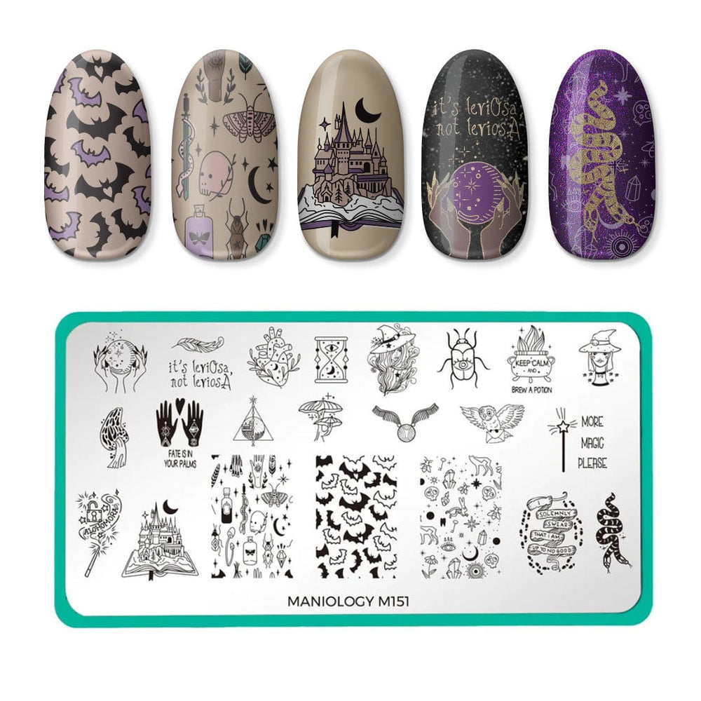 Bewitched: Potions 101 (m151) - Nail Stamping Plate