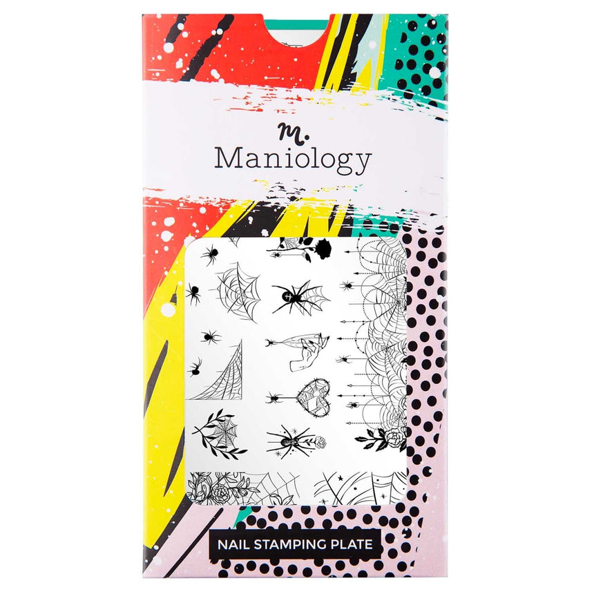 Black Widow (M316) - Nail Stamping Plate