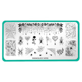 Black Widow (M316) - Nail Stamping Plate