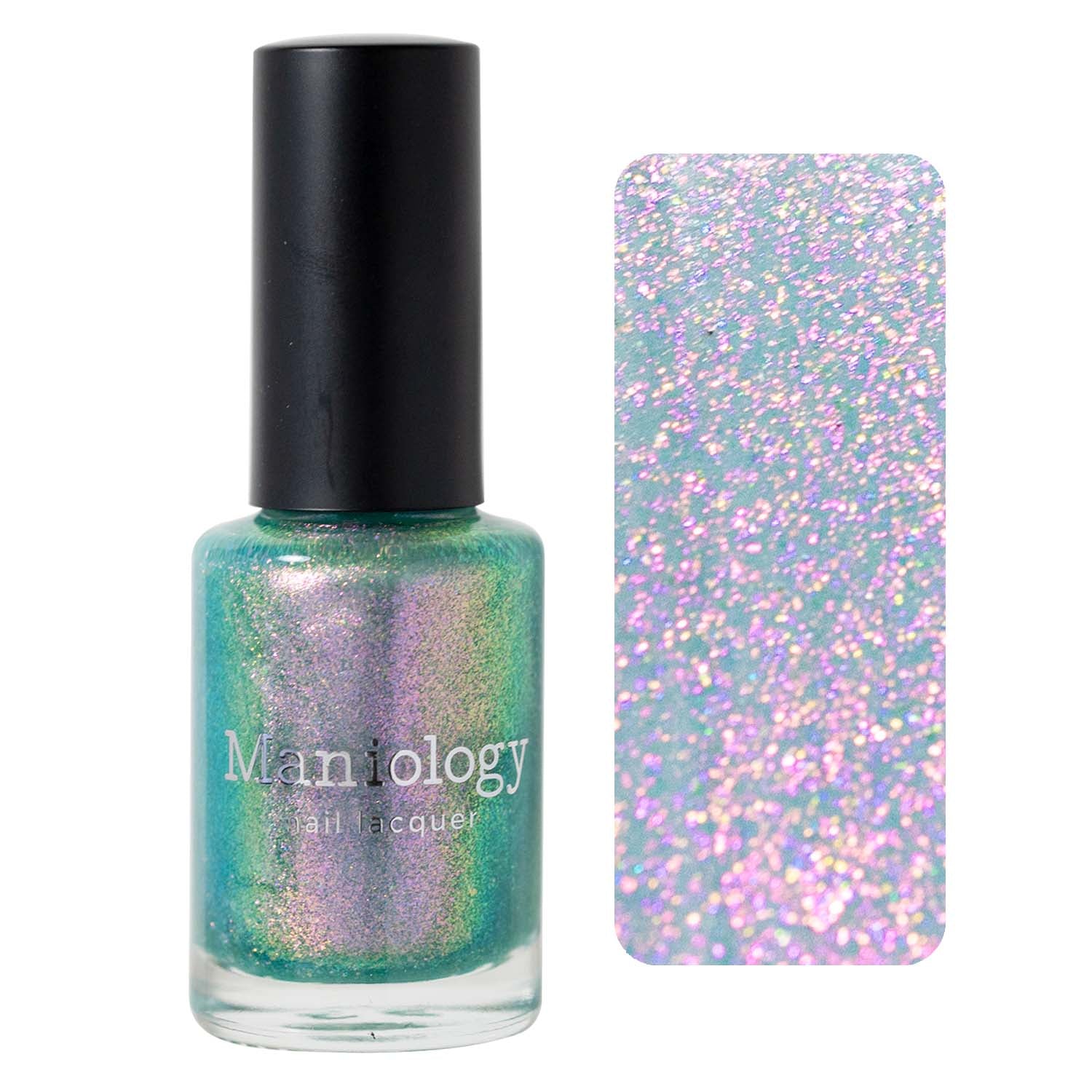 Pau Hana: Blue Hawaii (P133) - Sheer Teal Flakie Nail Polish