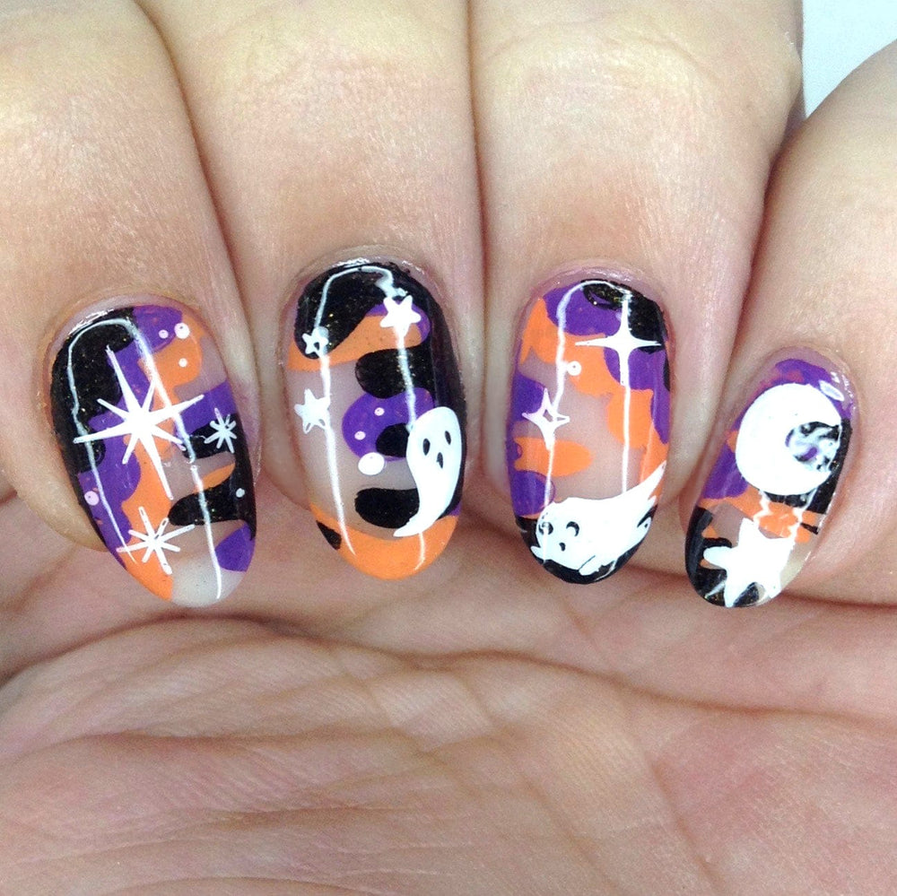 Boo-gie French Nail Stamping Plate | Maniology