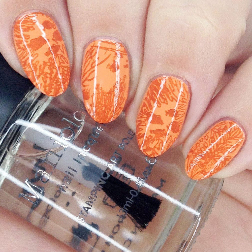 Carnation (B428) - Orange Cream Stamping Polish