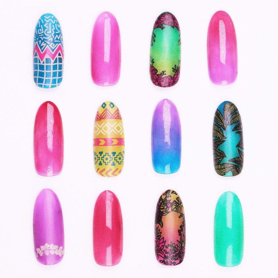 Manicured nail art tips Chic Peek: Daydreamer designs by Maniology (BM-XL473).