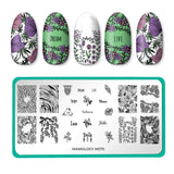 Summer Breeze (m070) - Nail Stamping Plate