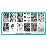 Classic Gradients & Hearts: Set of 3 Nail Stamping Plates
