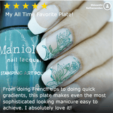 Classique: Pardon My French (m052) French Tip Manicure Nail Plate