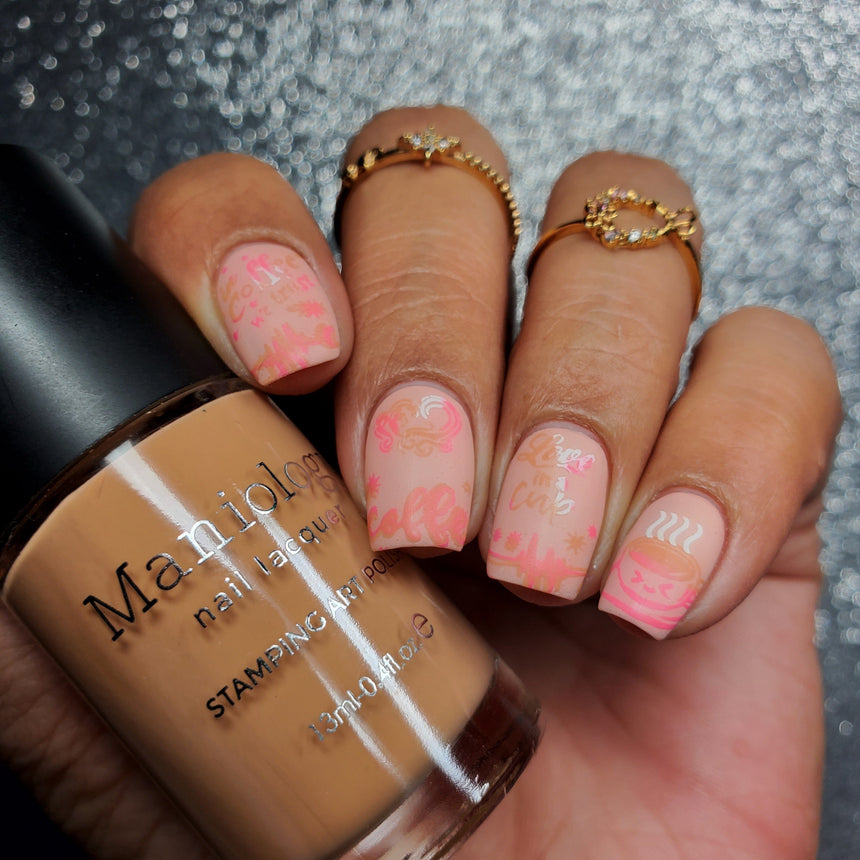 Coffee Lovers Only (M288) - Nail Stamping Plate