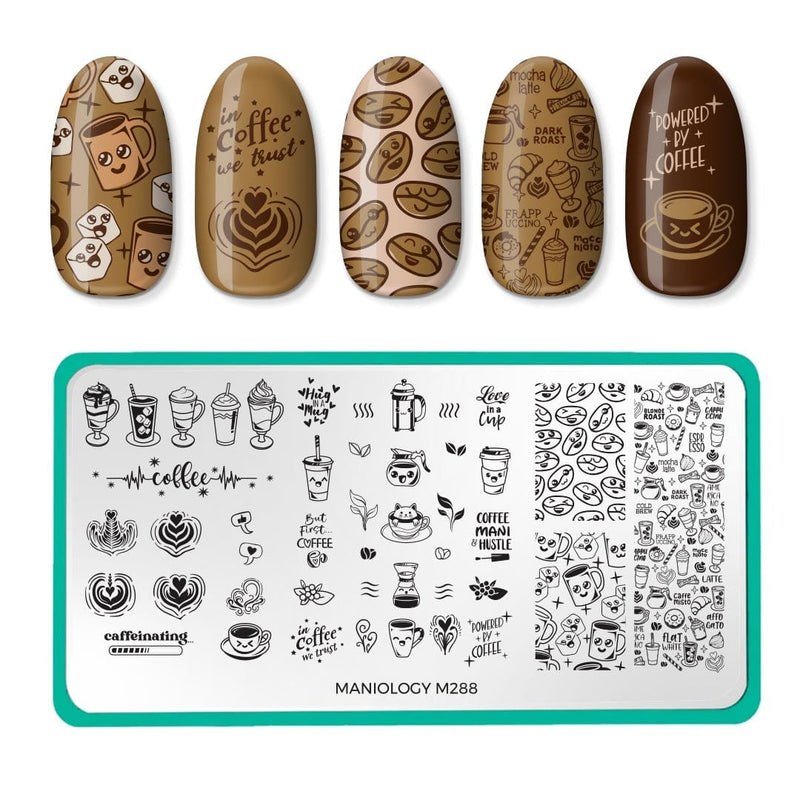 Maniology - Stamping Plate - Milk Tea Addiction #M273 – Sleek Nail