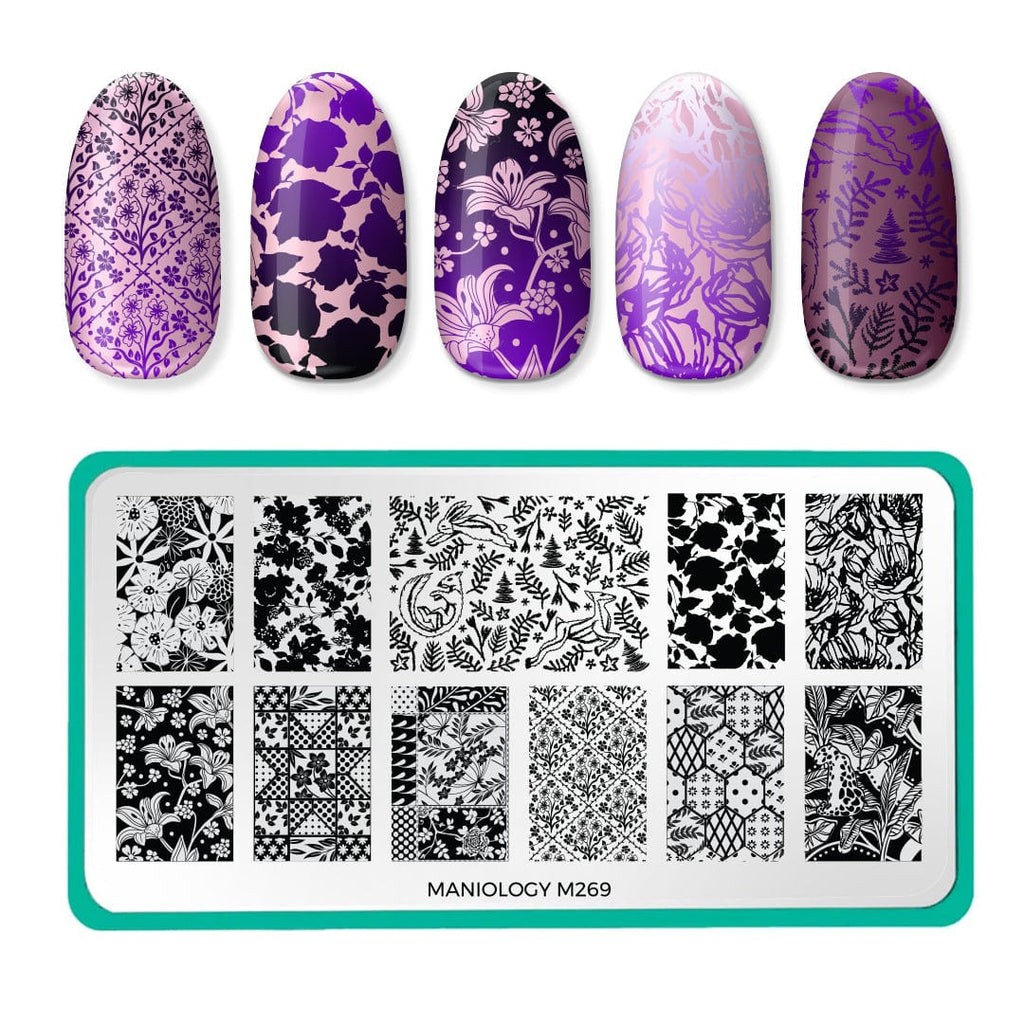 Cottage Textiles Nail Stamping Plate | Maniology