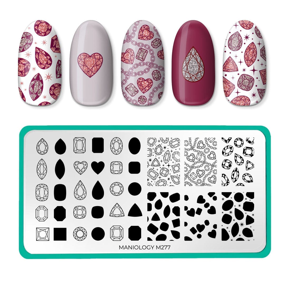 Blooming Gems: Set of 4 Nail Stamping Plates – Maniology