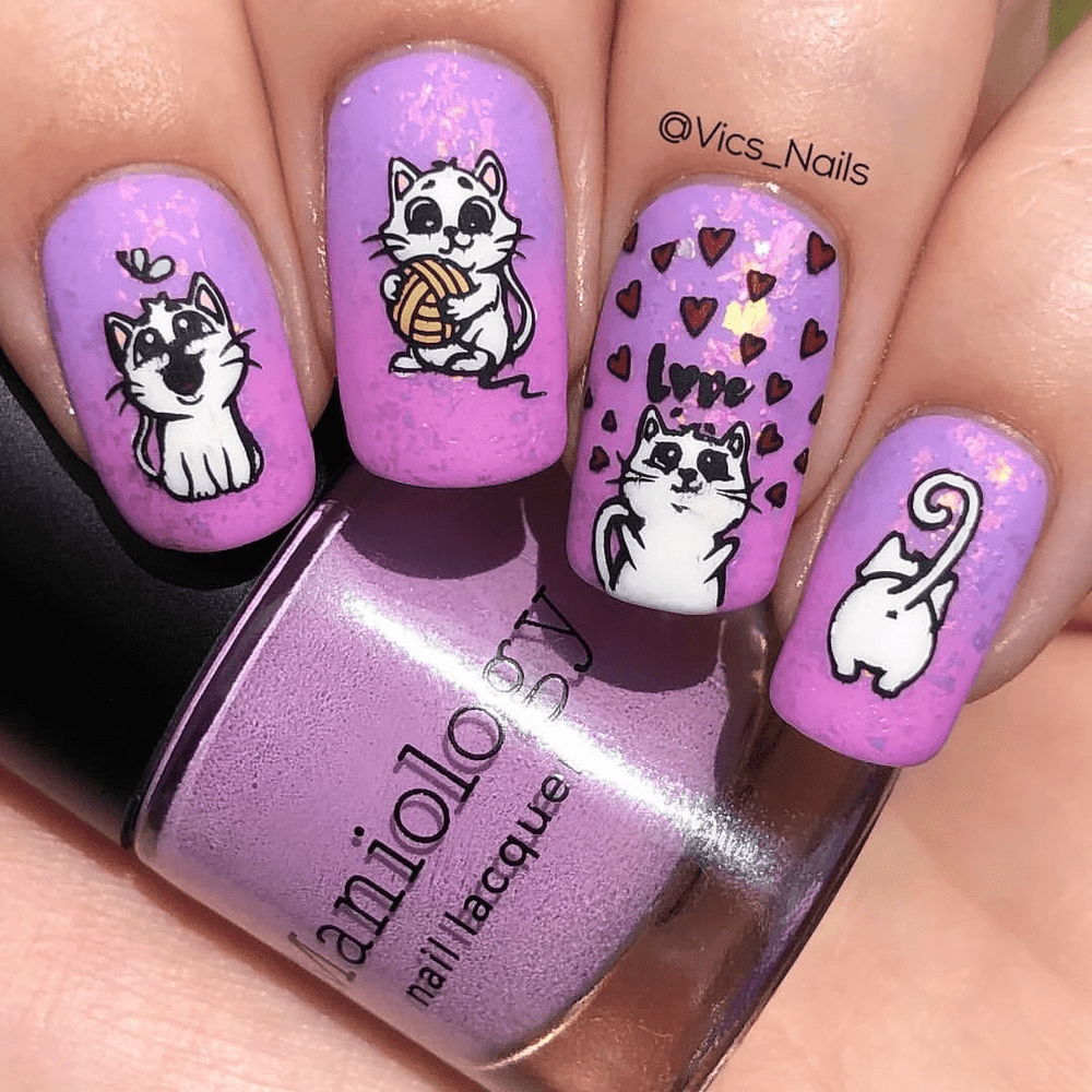 Cute n Cuddly Artist Collaboration - Set of 3 Nail Stamping plates
