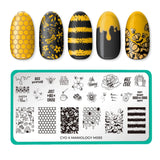 CYO Design Contest: Bees (m093) - Nail Stamping Plate