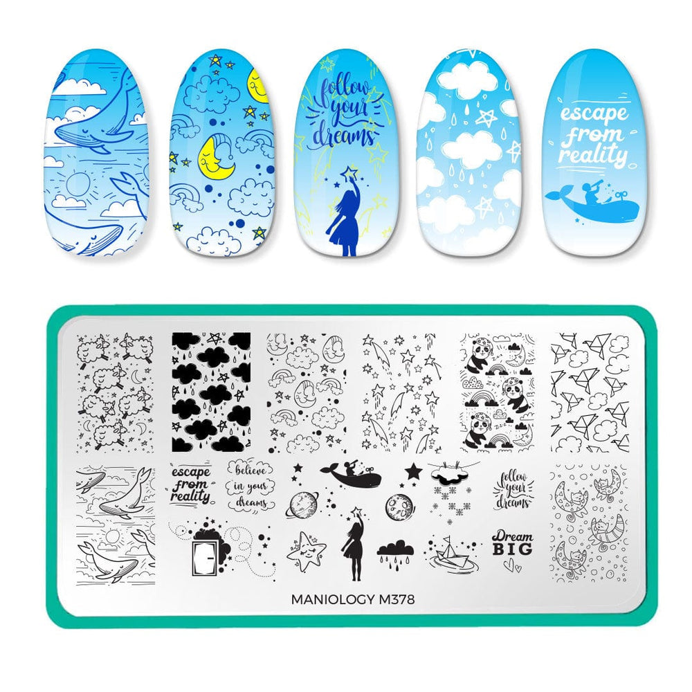 Dreamscape (M378) - Nail Stamping Plate
