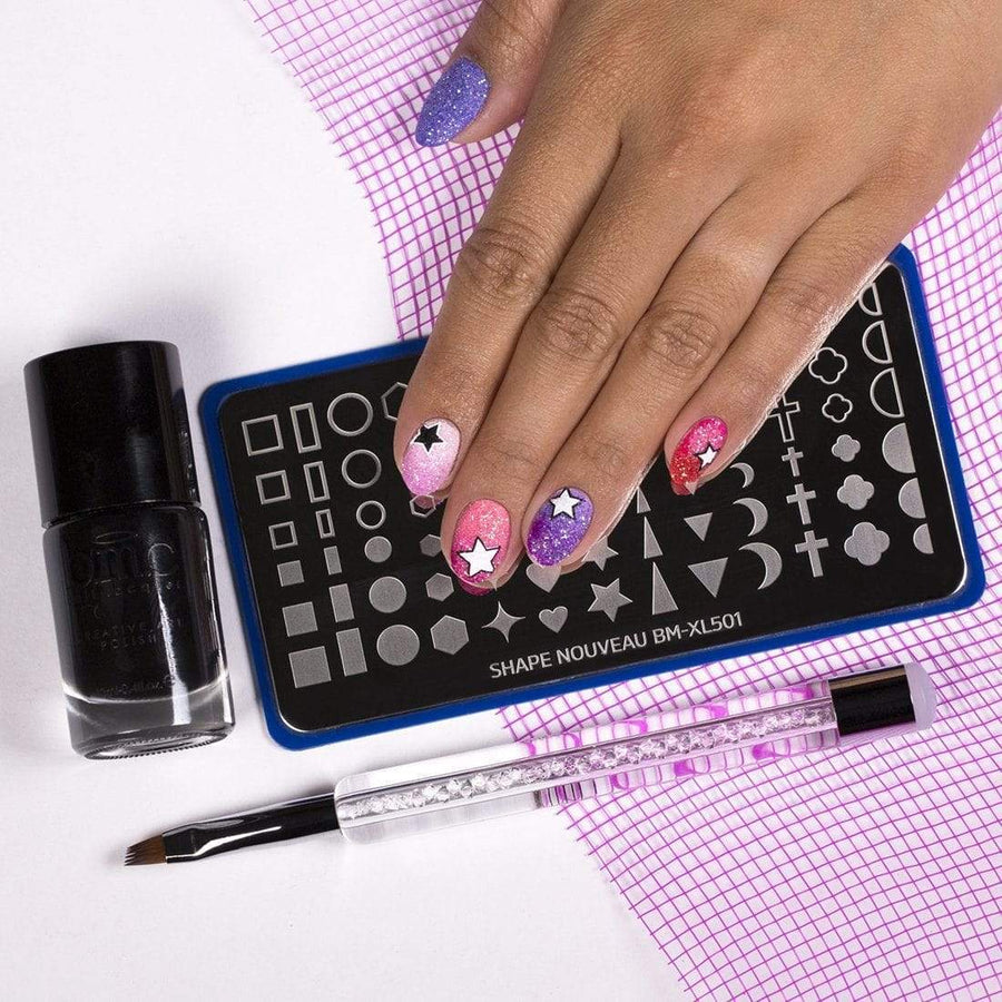 Maniology's pencil stamper is perfect for nail stamping plates with small accent designs.