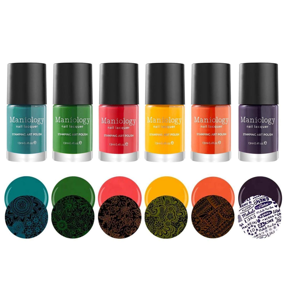 Essentials Bright: Creative Nail Art Stamping Polish Collection