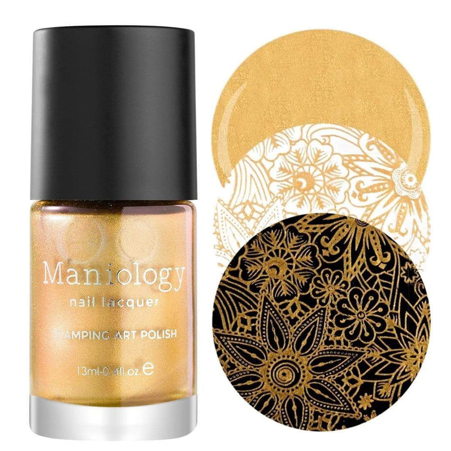 Essentials Primary Collection:  Heart of Gold Stamping Polish