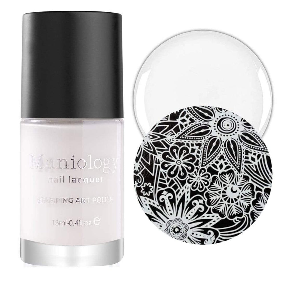 Essentials Primary Collection:  Bam! White Stamping Polish