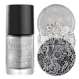 Essentials Primary Collection:  So Metal Silver Stamping Polish