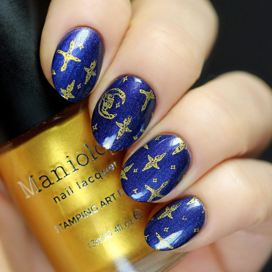 Essentials Primary Collection:  Heart of Gold (B187) Warm Metallic Gold Stamping Polish