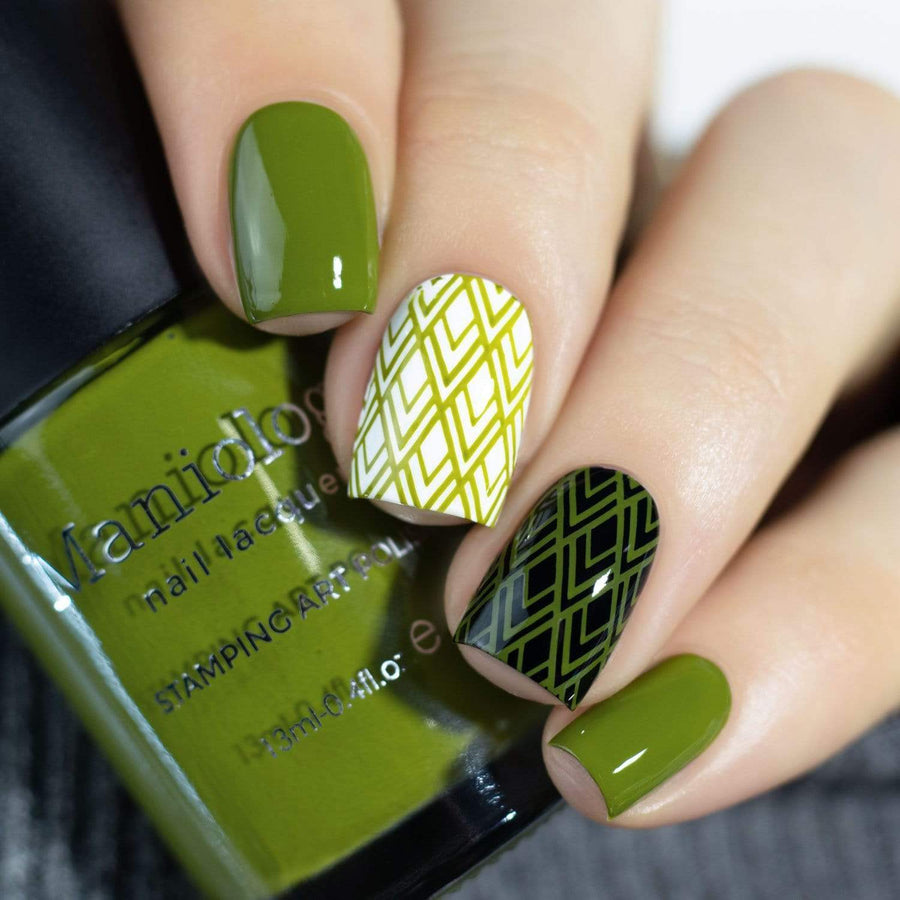 Evergreen Olive Green Nail Stamping Polish