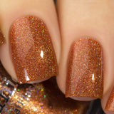 Fairy Tales: Firefly (P106) Copper Pearl Holographic Nail Polish