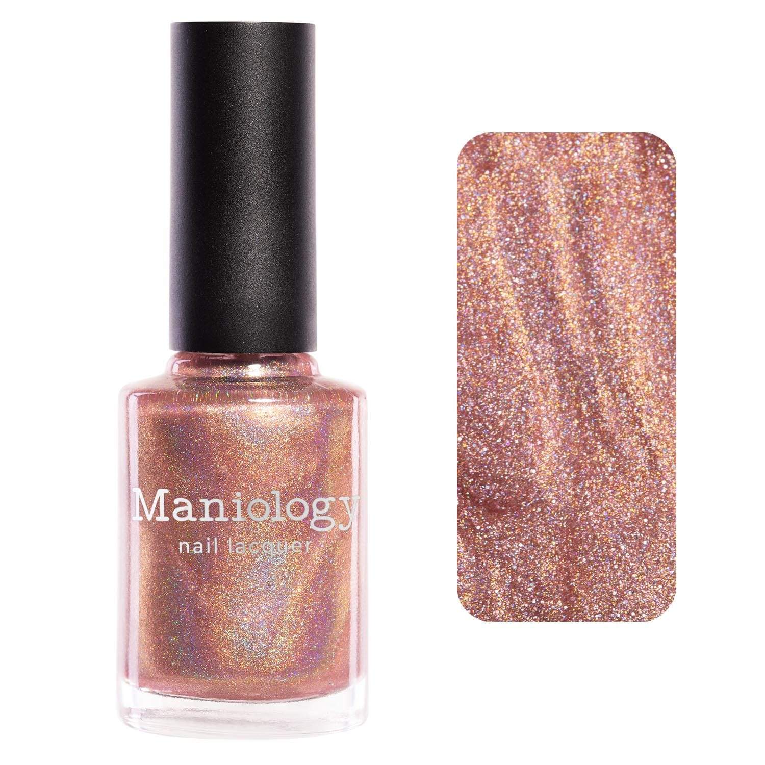 Pixie Pink Pearl Holographic Nail Polish | Maniology