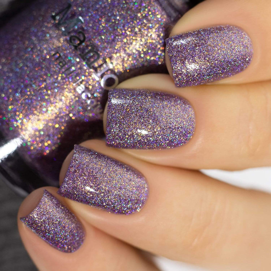 Pixie Pink Pearl Holographic Nail Polish | Maniology