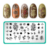 Fall Layers:  Harvest Blooms (m075) - Nail Stamping Plate