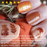 Fall Occasions: Holiday Harvest (m023) - Nail Stamping Plate