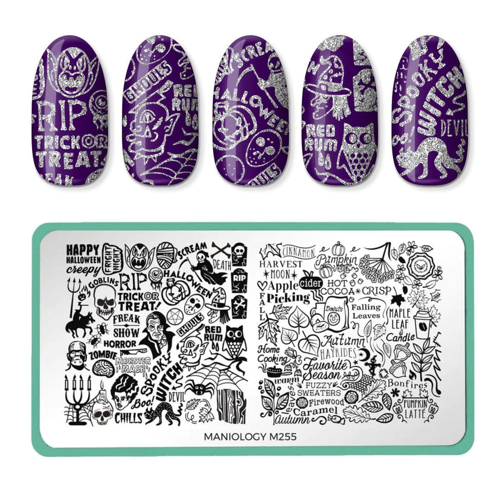 Reaper's Harvest Fall Occasions Stamping Plate | Maniology