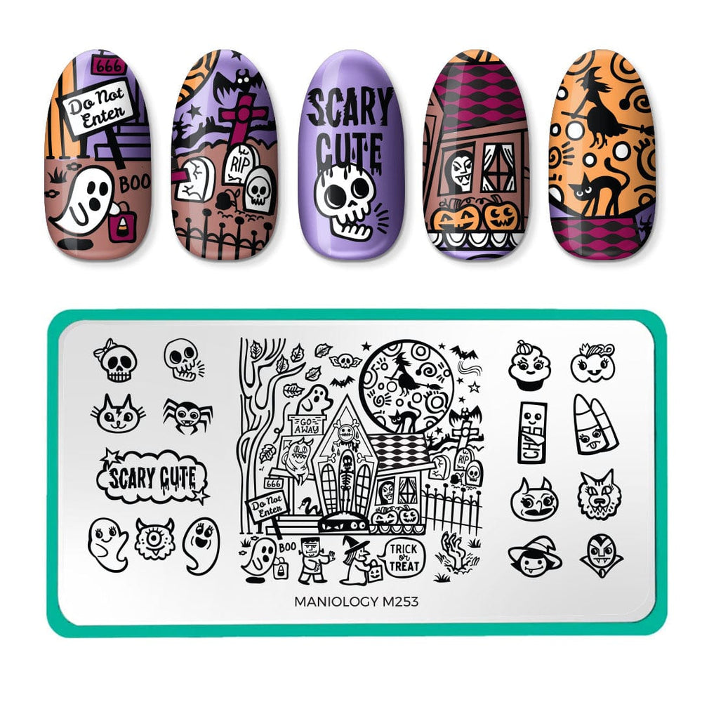 Fall Occasions: Scary Cute (m253) - Nail Stamping Plate