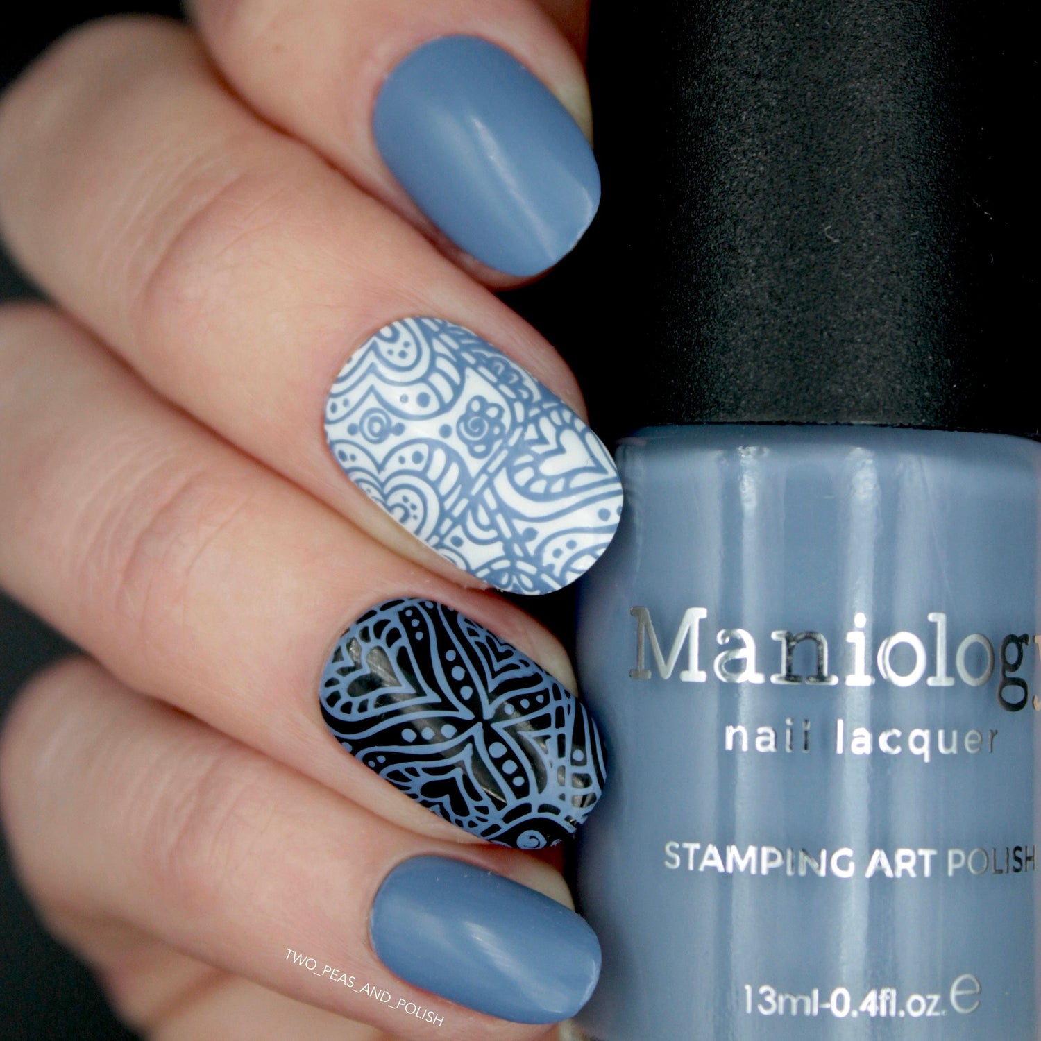 Forager: Cornflower (B417) - Dusty Blue Cream Stamping Polish