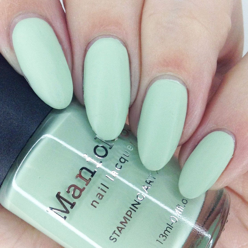 Forager: Pasture (B416) - Pale Mint Green Cream Stamping Polish