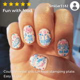 Forkin' Love Ya (m114) - Nail Stamping Plate
