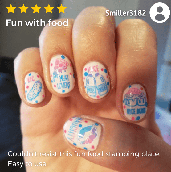 Forkin' Love Ya Nail Stamping Plate