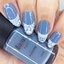 French Ceramic (m289) - Nail Stamping Plate