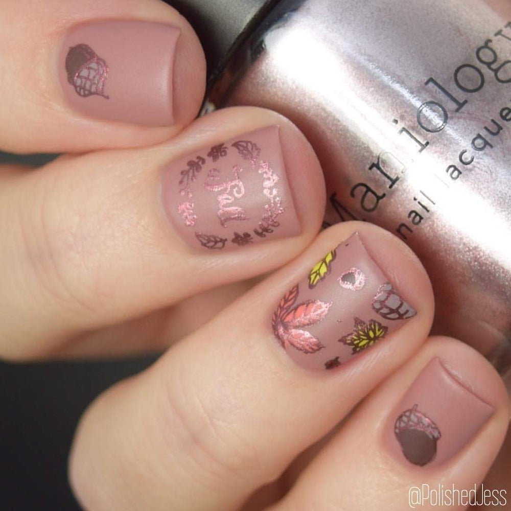 Friendly Forest: Fall-Themed Nail Stamping Starter Kit